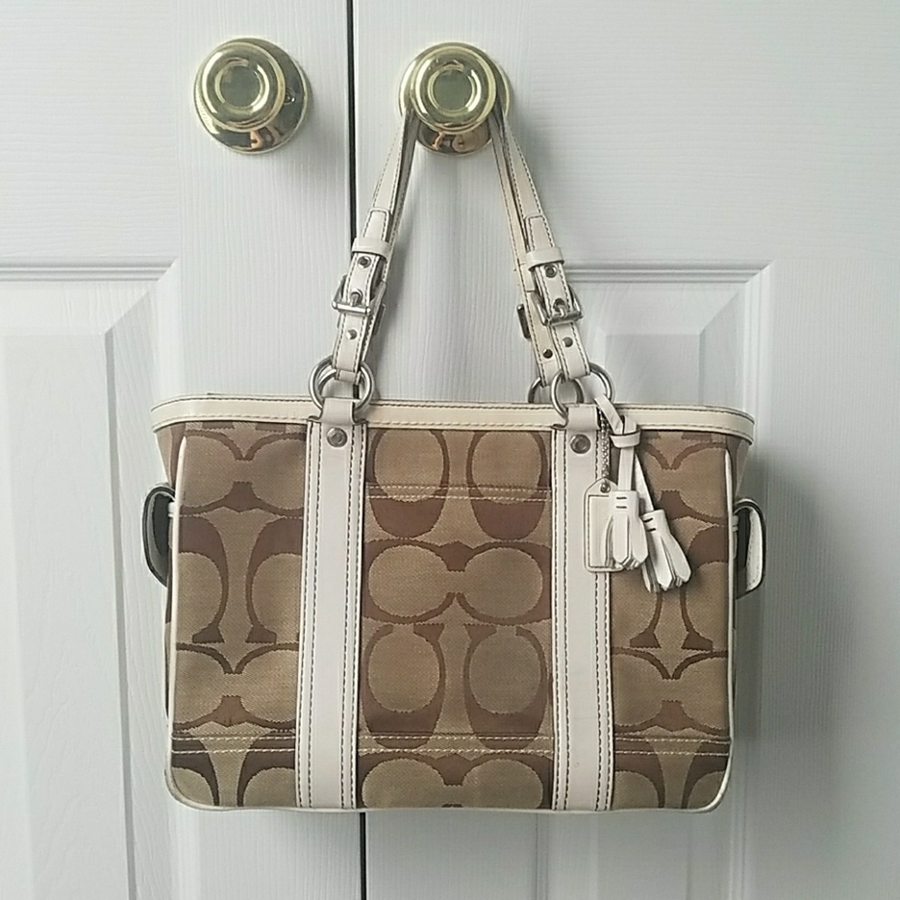 Brown Coach Signature Purse